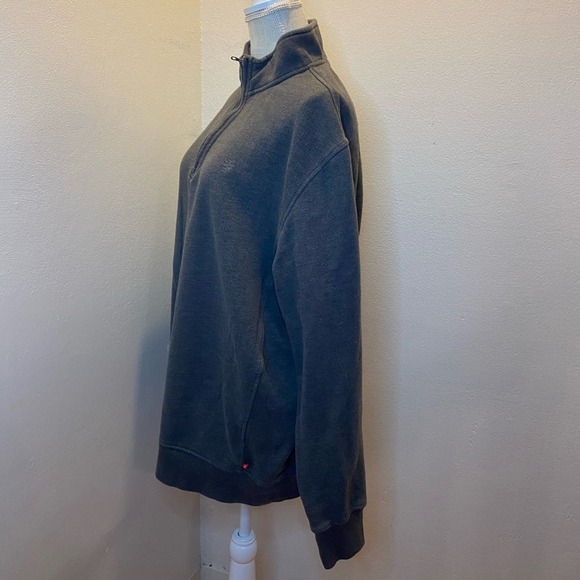 Izod Gray 1/4 Zip Sweatshirt - Picture 5 of 8